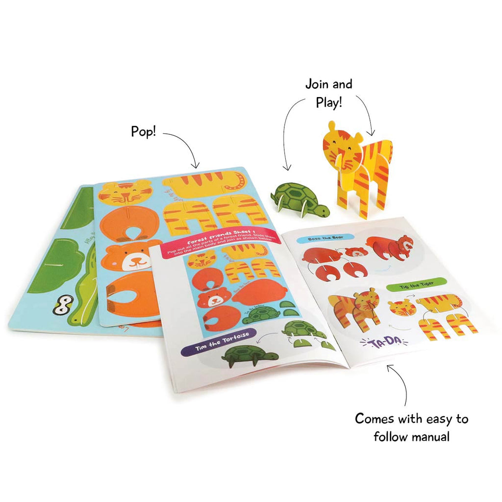 3D Activity Boxes  Farm, Forest  Circus - toy truth