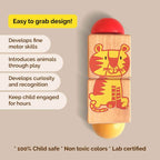 Animal Themed Wooden Rotate & Turn Puzzle - toy truth