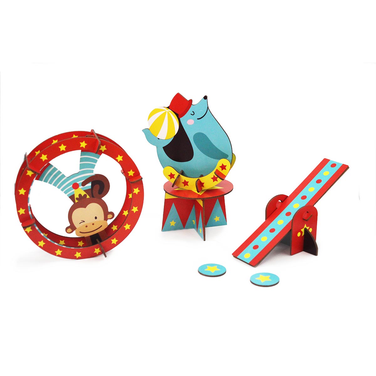 DIY Circus 3D Activity Box - toy truth
