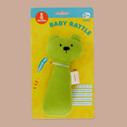 Bear Plush Rattle - toy truth