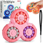 Triangle Rotating Puzzle & Spinner Magic Bean Fingertip Toy - toy truth