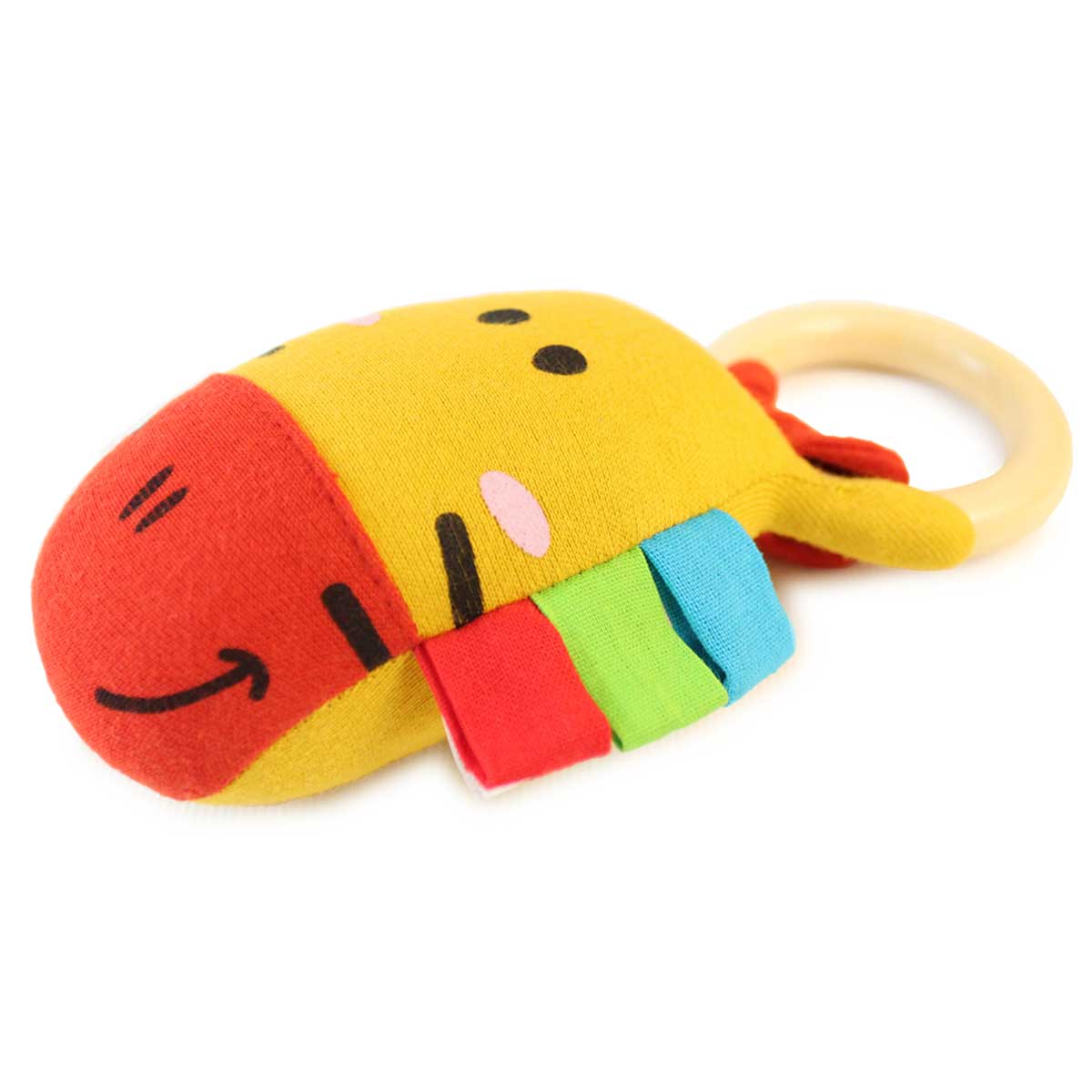 Baby Giraffe Teether Ring Toy - toy truth