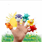 Animal Theme 5 Finger Puppet - toy truth