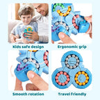 Triangle Rotating Puzzle & Spinner Magic Bean Fingertip Toy - toy truth