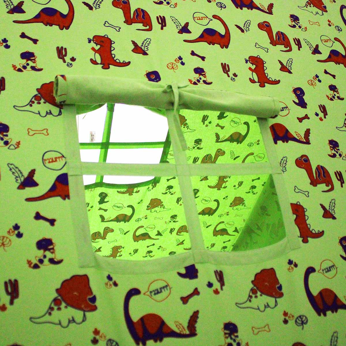 Dinosaur Triangular Tent - toy truth