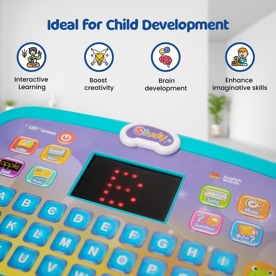 Tablet with Music & Fun Activities - toy truth