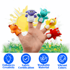 Animal Theme 5 Finger Puppet - toy truth