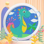Cute Animals: Round Sparkling Diamond Painting Kits with Easel Stand- Adorable DIY Art Kit - toy truth