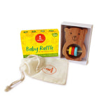 Bozo the Bear Wooden Rattle Toy for Babies (0 Months +) - toy truth