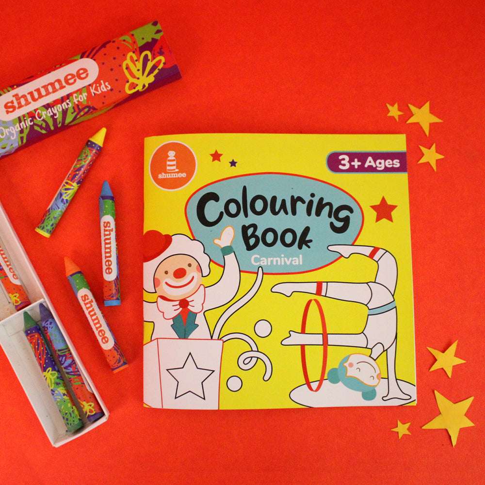 Carnival Fun DIY box and coloring book - toy truth