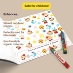 Carnival Fun Coloring Book and Organic Crayon Kit - toy truth