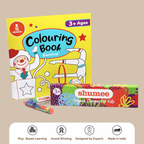Carnival Fun Coloring Book and Organic Crayon Kit - toy truth