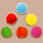 Colourful Wooden Stepping Discs - toy truth