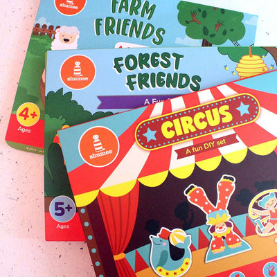 3D Activity Boxes  Farm, Forest  Circus - toy truth