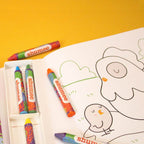 Colouring Book & Organic Crayon Kit - toy truth