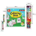 Colouring Book & Organic Crayon Kit - toy truth