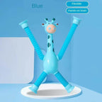 Giraffe Glowing Poptube Toy with Suction Cup - toy truth