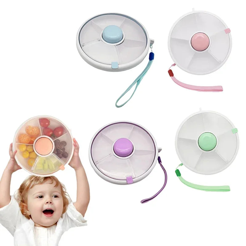 Portable Rotating Snack  Organizer for Kids - toy truth
