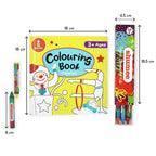 Colouring Book & Organic Crayon Kit - toy truth