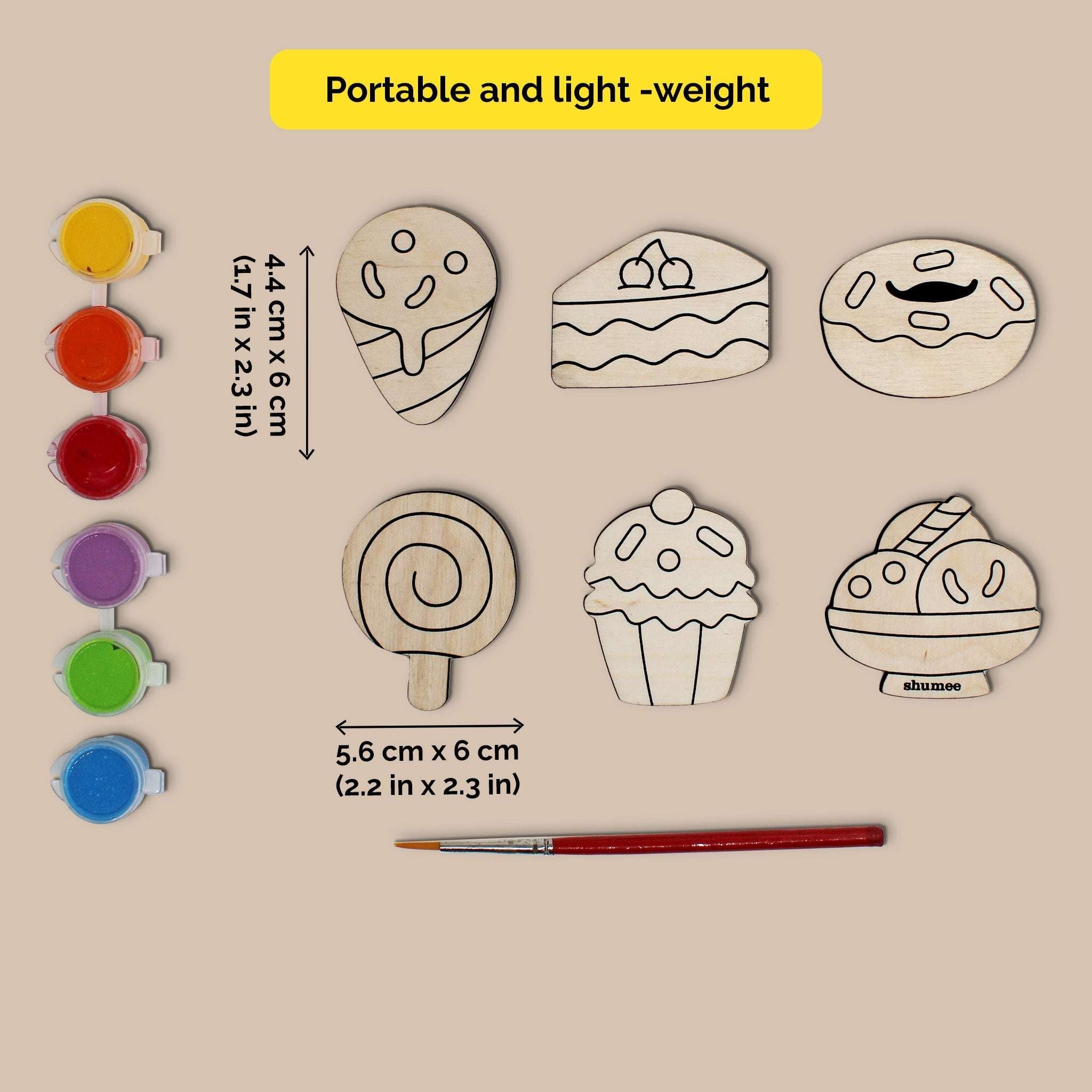 Dessert Themed Magnetic Art Kit - toy truth