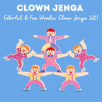 Cots and Cuddles Premium Quality Wooden Clown Balance Toy for Kids - toy truth