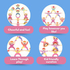 Cots and Cuddles Premium Quality Wooden Clown Balance Toy for Kids - toy truth