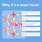 Cots and Cuddles Premium Quality Wooden Clown Balance Toy for Kids - toy truth