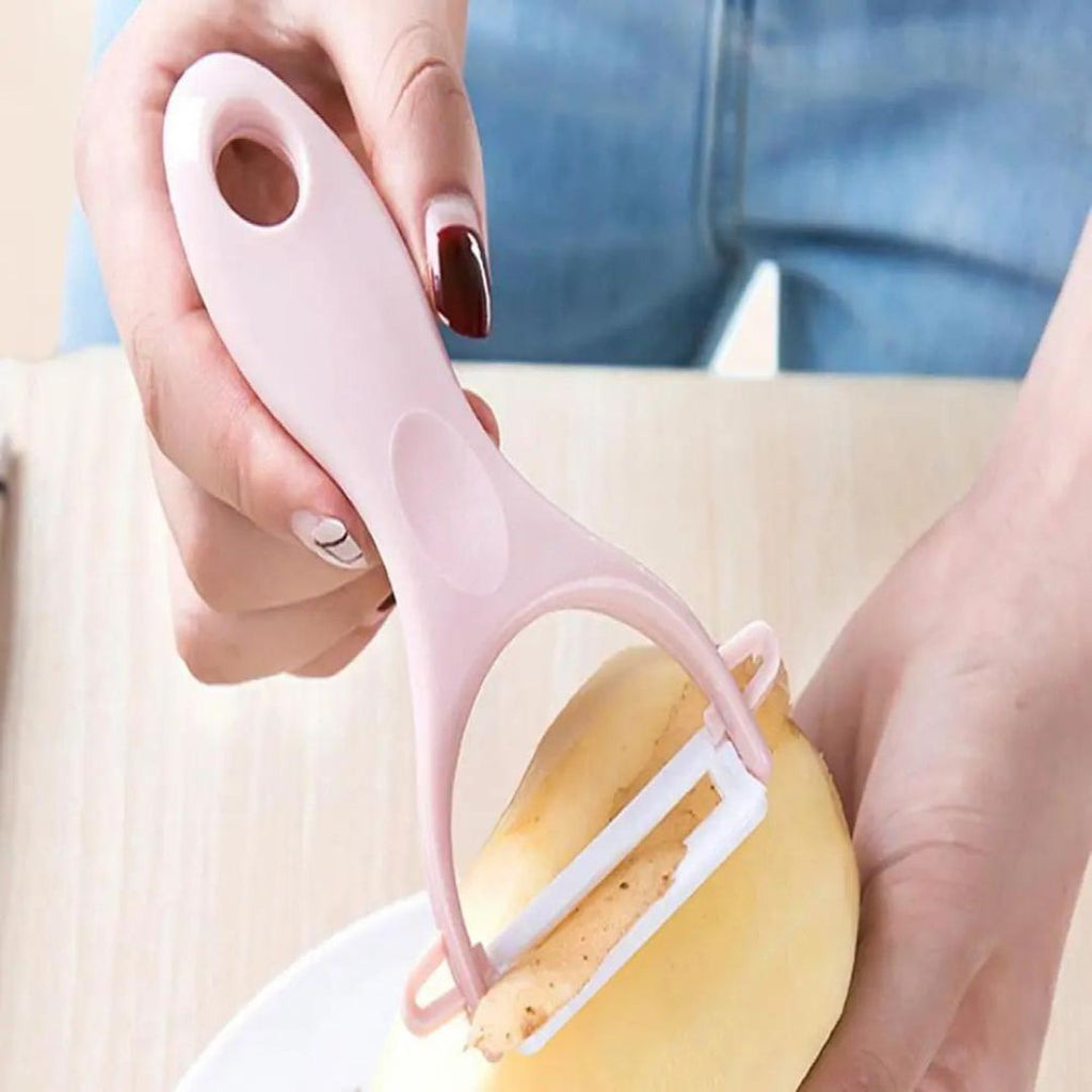 Plastic Knife Set with Toddler Knife, Peeler, Cookie Cutter, and Cutting Board - toy truth