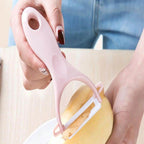 Plastic Knife Set with Toddler Knife, Peeler, Cookie Cutter, and Cutting Board - toy truth