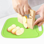 Plastic Knife Set with Toddler Knife, Peeler, Cookie Cutter, and Cutting Board - toy truth