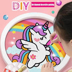 Cute Animals: Round Sparkling Diamond Painting Kits with Easel Stand- Adorable DIY Art Kit - toy truth