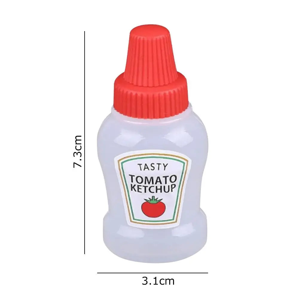 Portable Mini Ketchup & Mustard Bottles - toy truth