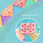 Geometric Magic Cube Puzzle Toy - toy truth