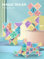 Geometric Magic Cube Puzzle Toy - toy truth