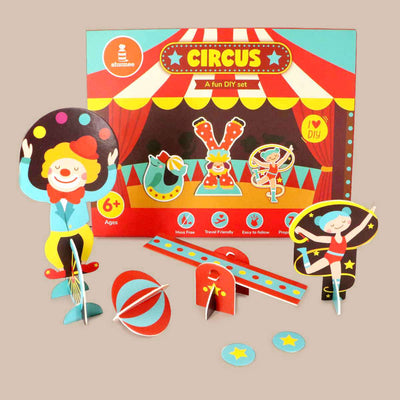 DIY Circus 3D Activity Box - toy truth