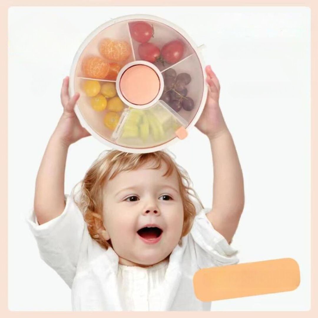 Portable Rotating Snack  Organizer for Kids - toy truth