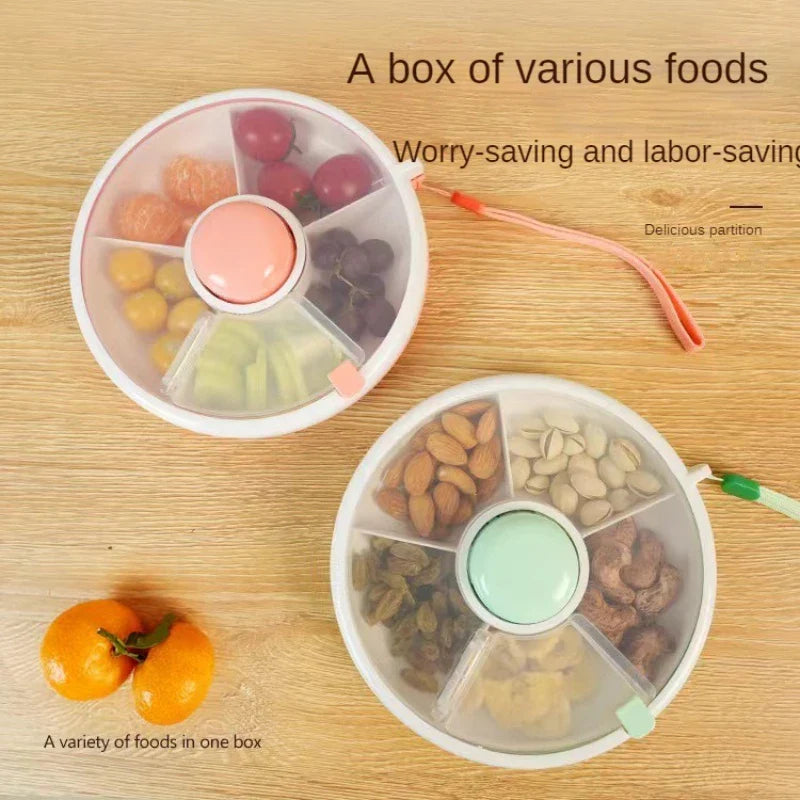 Portable Rotating Snack  Organizer for Kids - toy truth