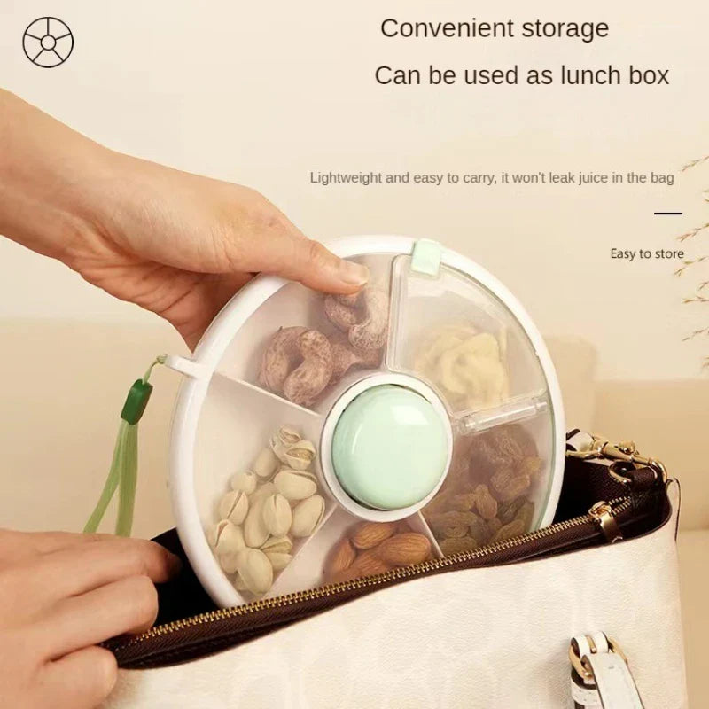 Portable Rotating Snack  Organizer for Kids - toy truth
