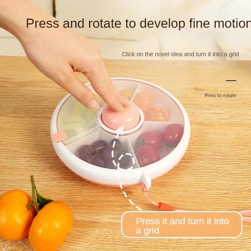 Portable Rotating Snack  Organizer for Kids - toy truth