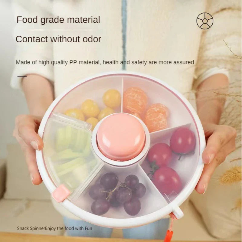 Portable Rotating Snack  Organizer for Kids - toy truth