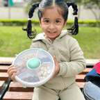 Portable Rotating Snack Organizer for Kids - toy truth